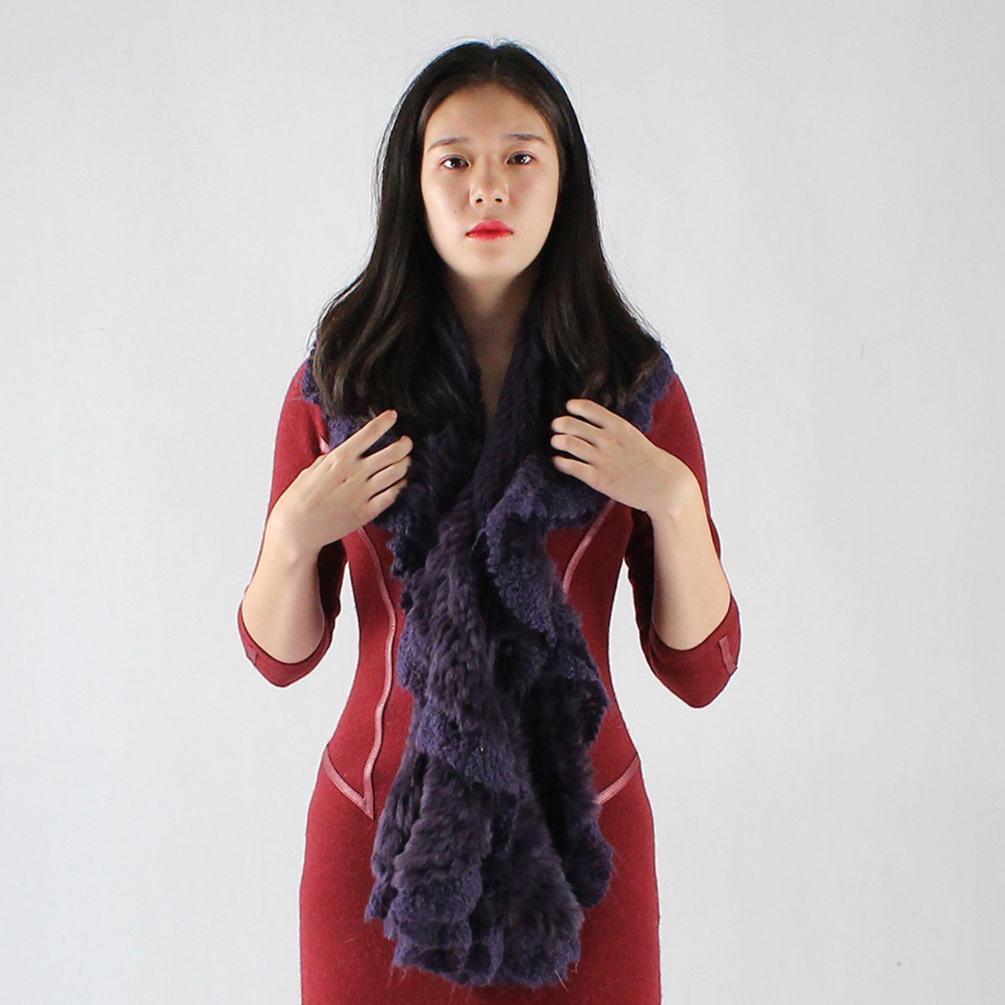 Women's rabbit shawl