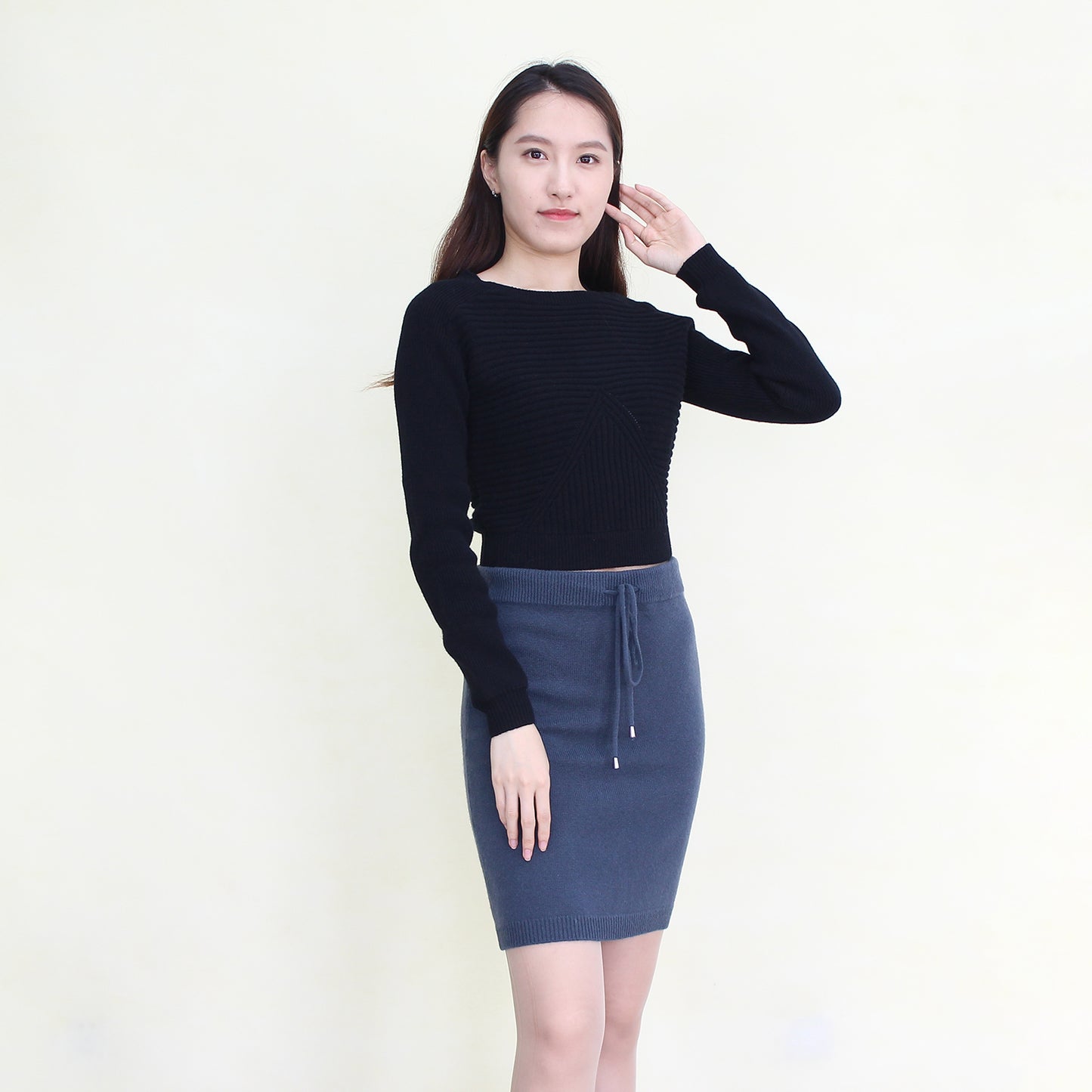 100 %　cashmere skirt