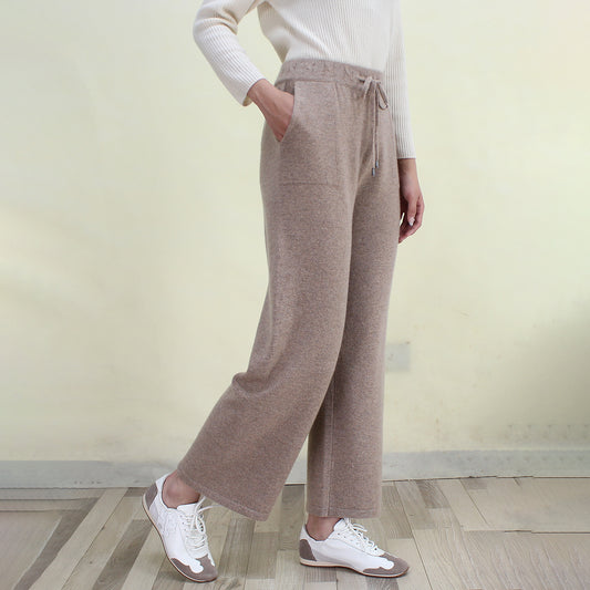 Women's cashmere casual pants