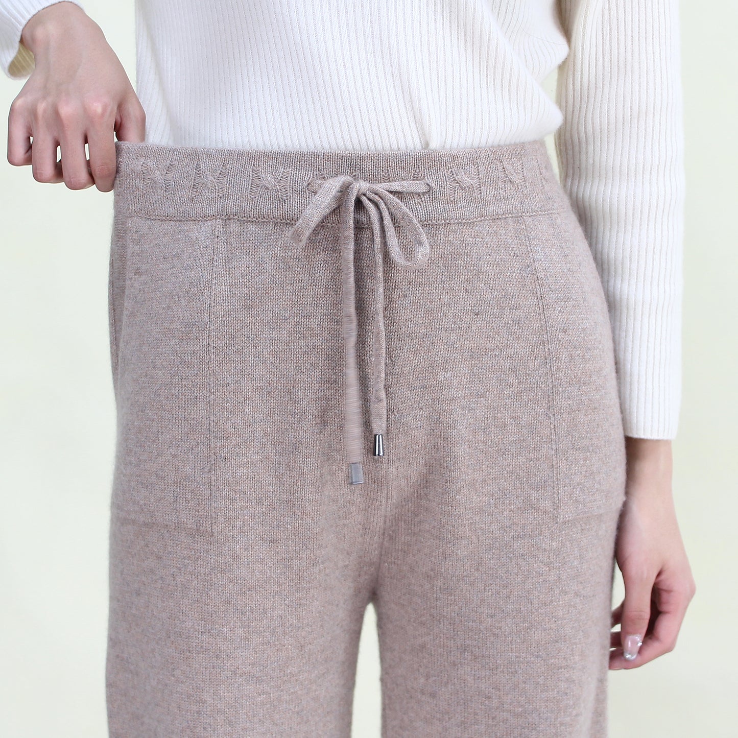 Women's cashmere casual pants