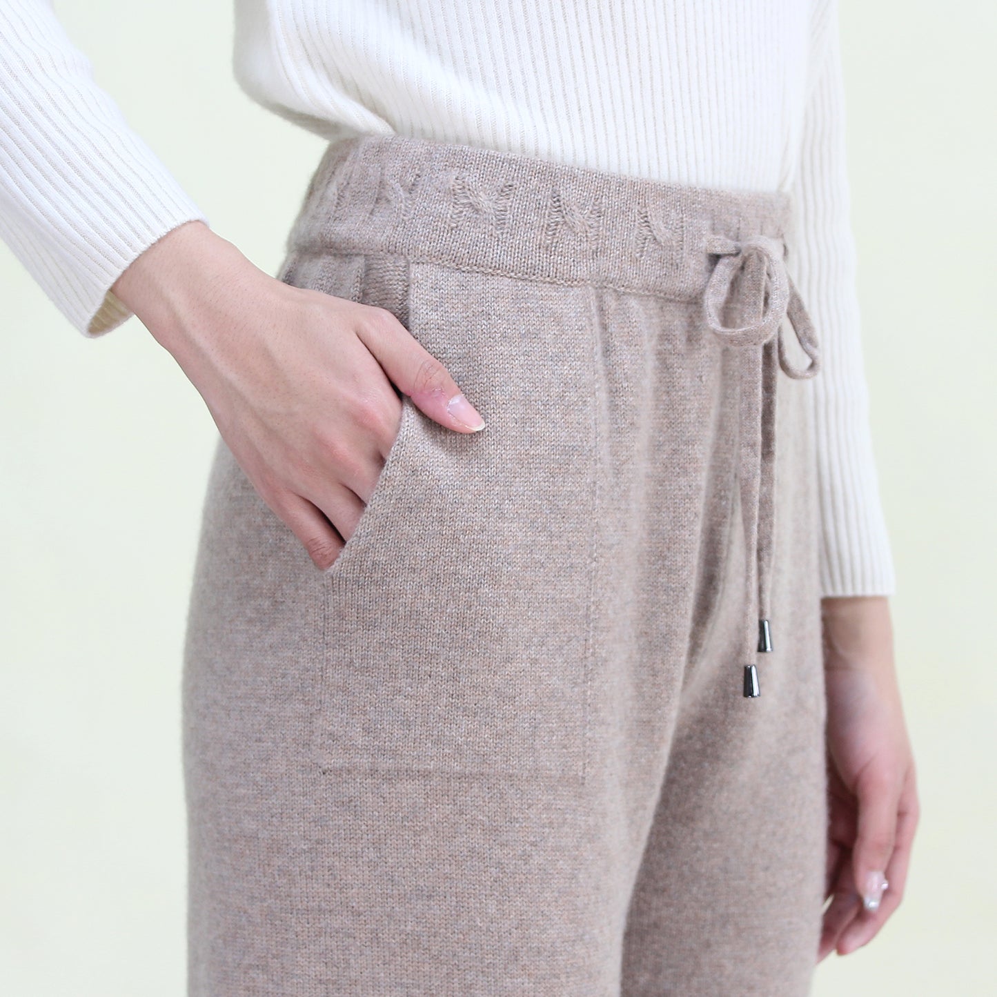 Women's cashmere casual pants