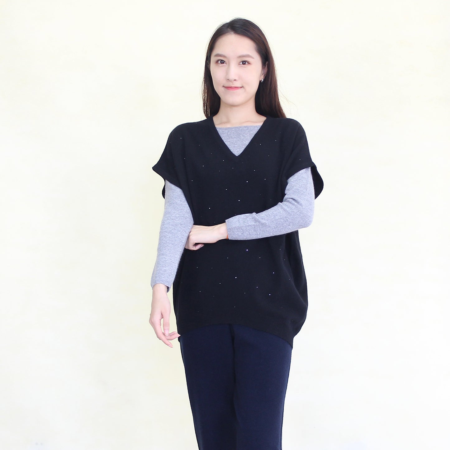 Women's cashmerer vest
