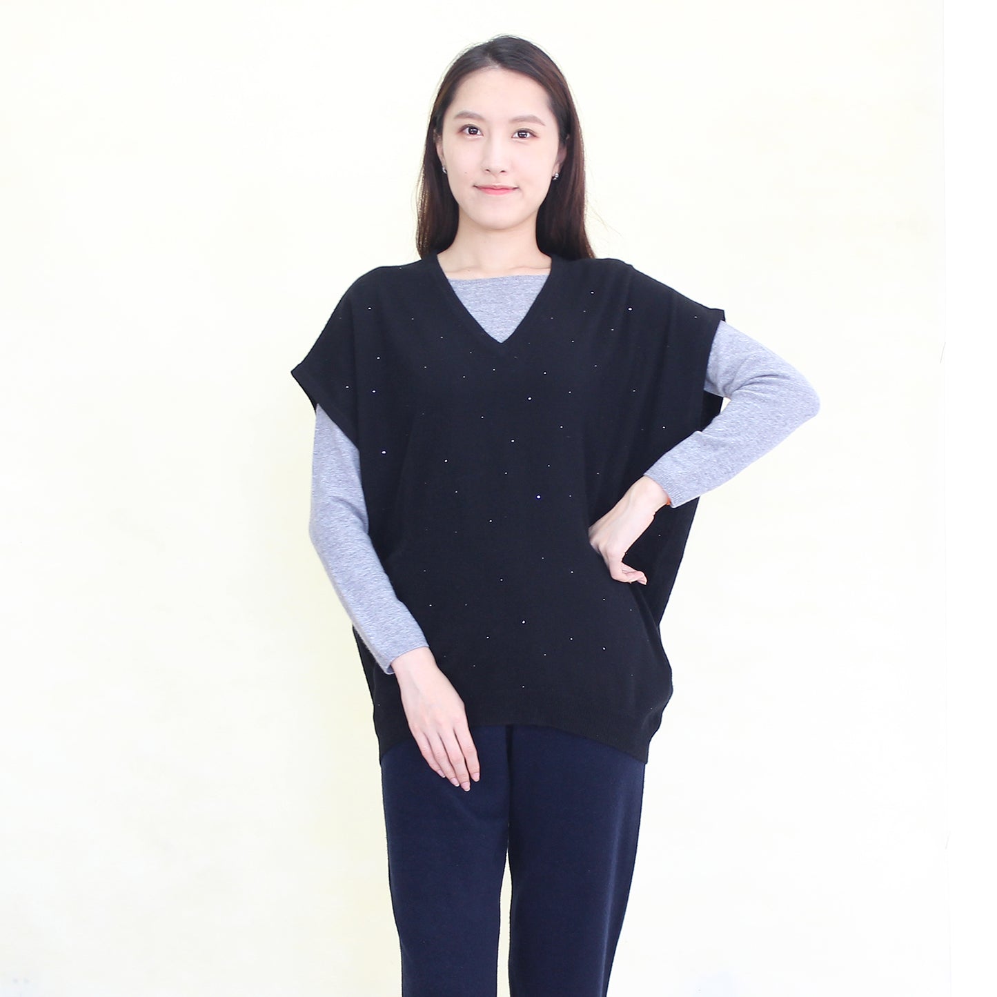 Women's cashmerer vest