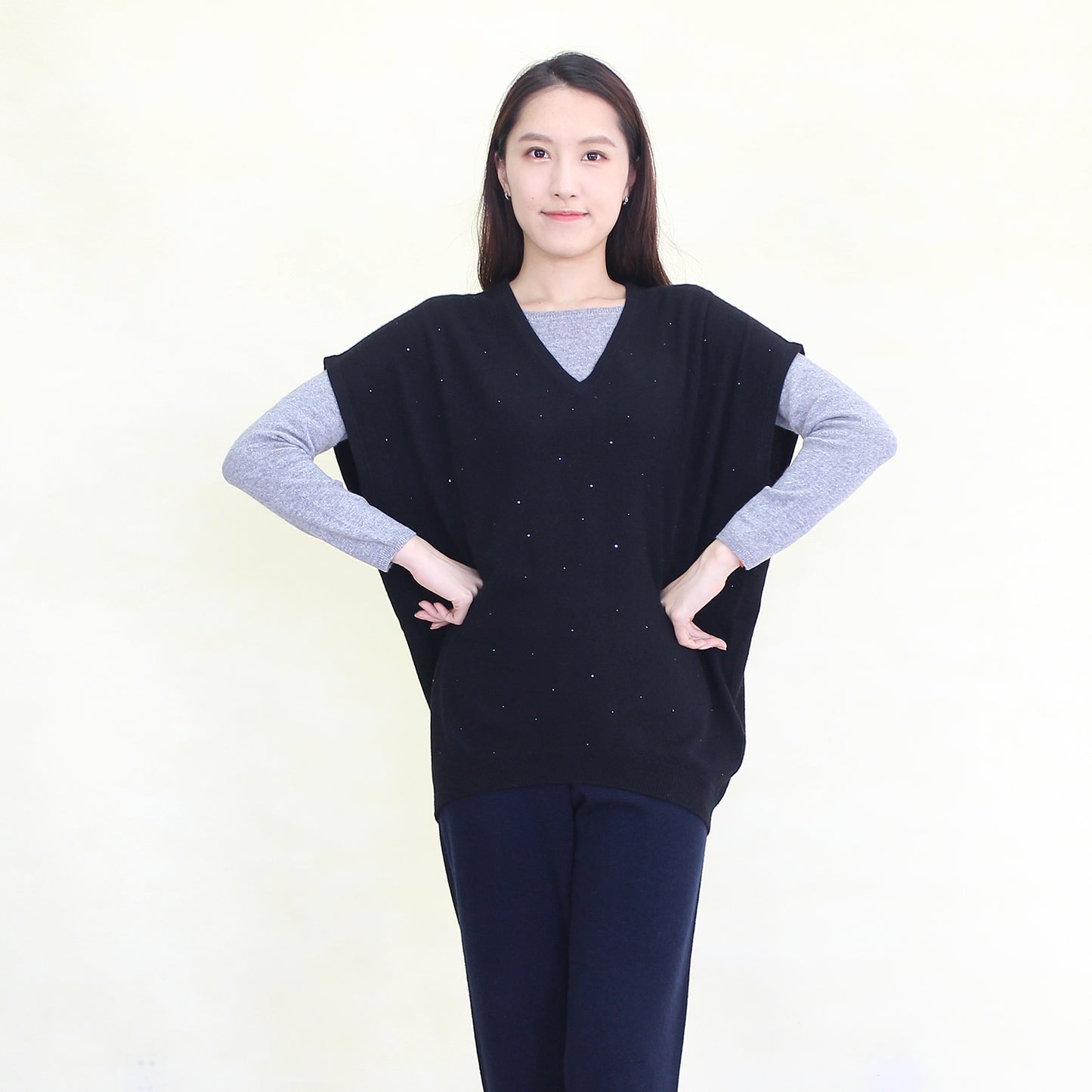 Women's cashmerer vest