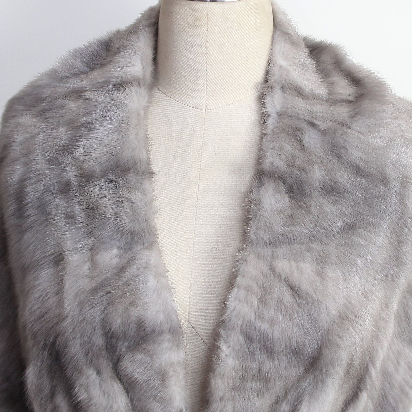 Women's mink shawl