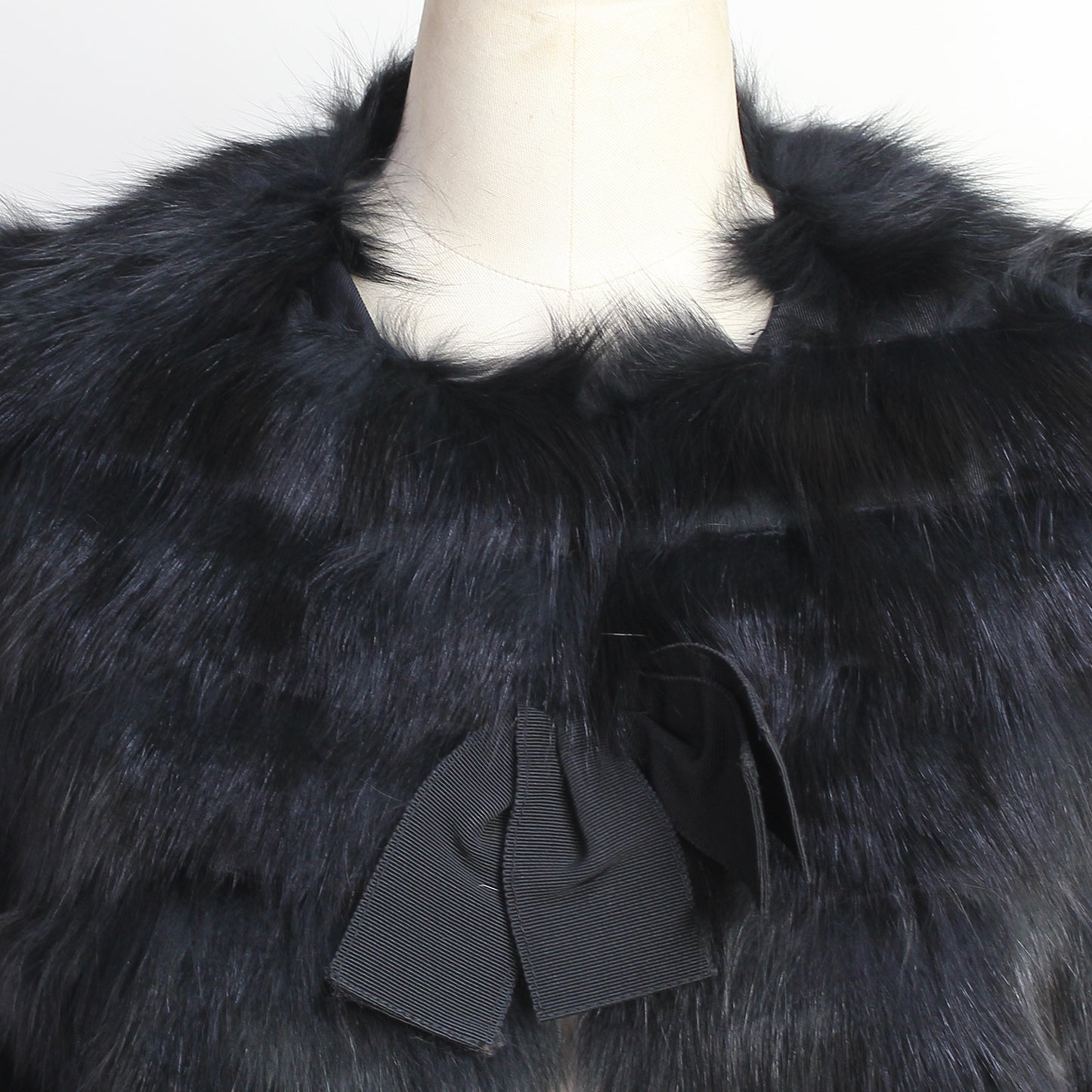 Women's fox fur shawl