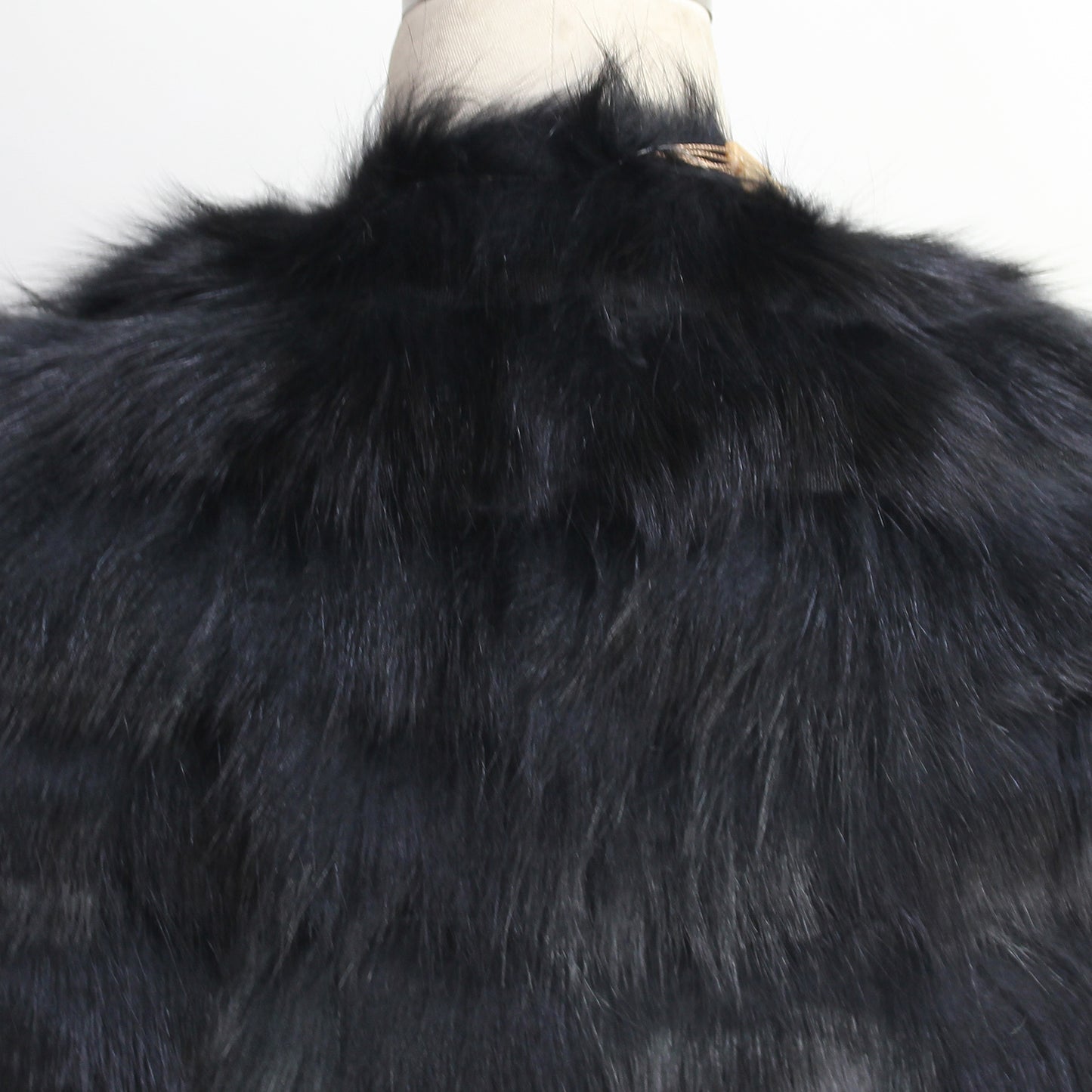 Women's fox fur shawl