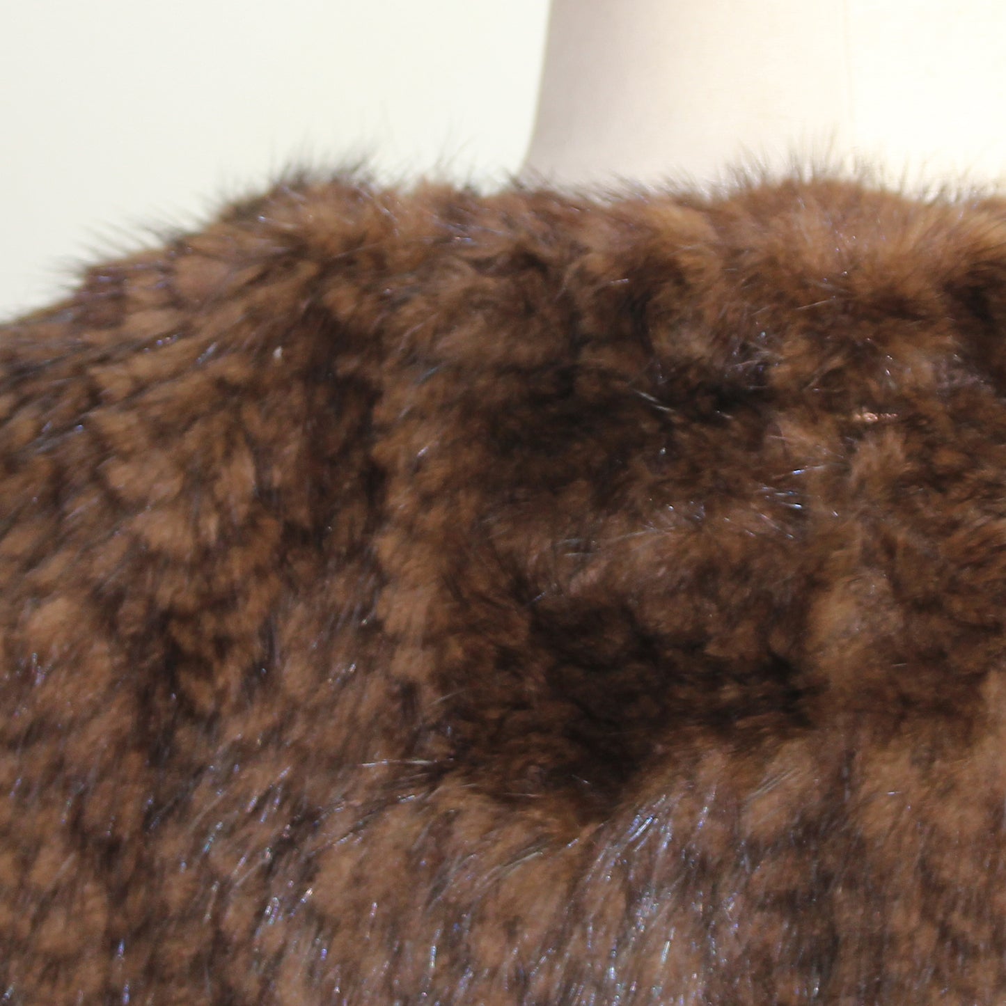 Women's knitted mink top