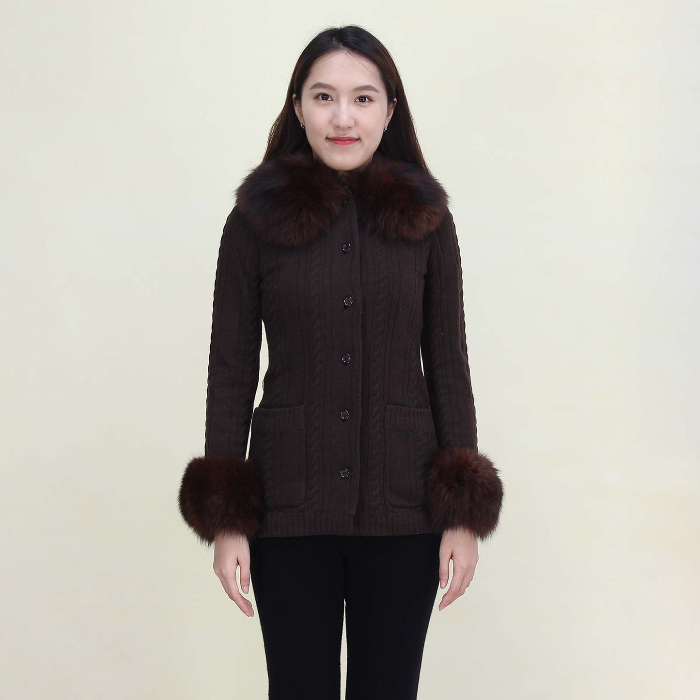 Women's cashmere cardigan