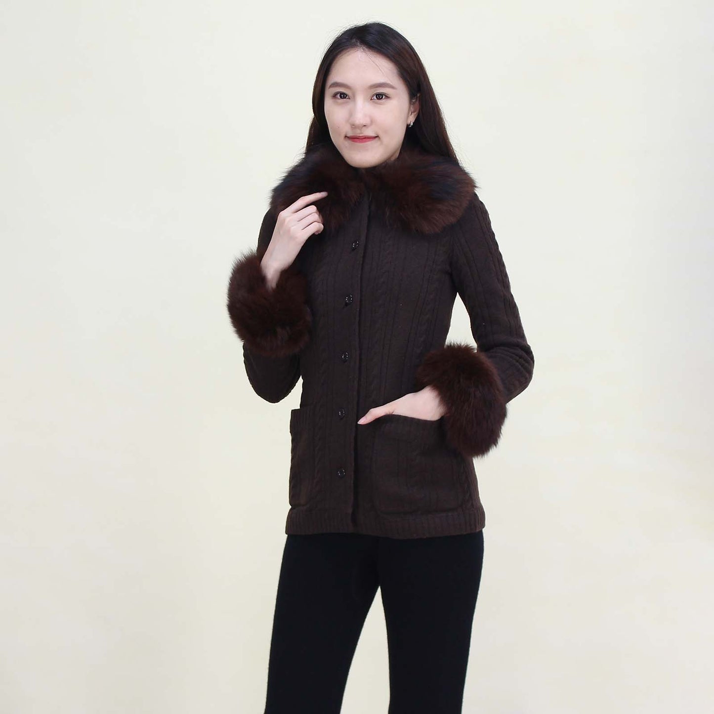 Women's cashmere cardigan