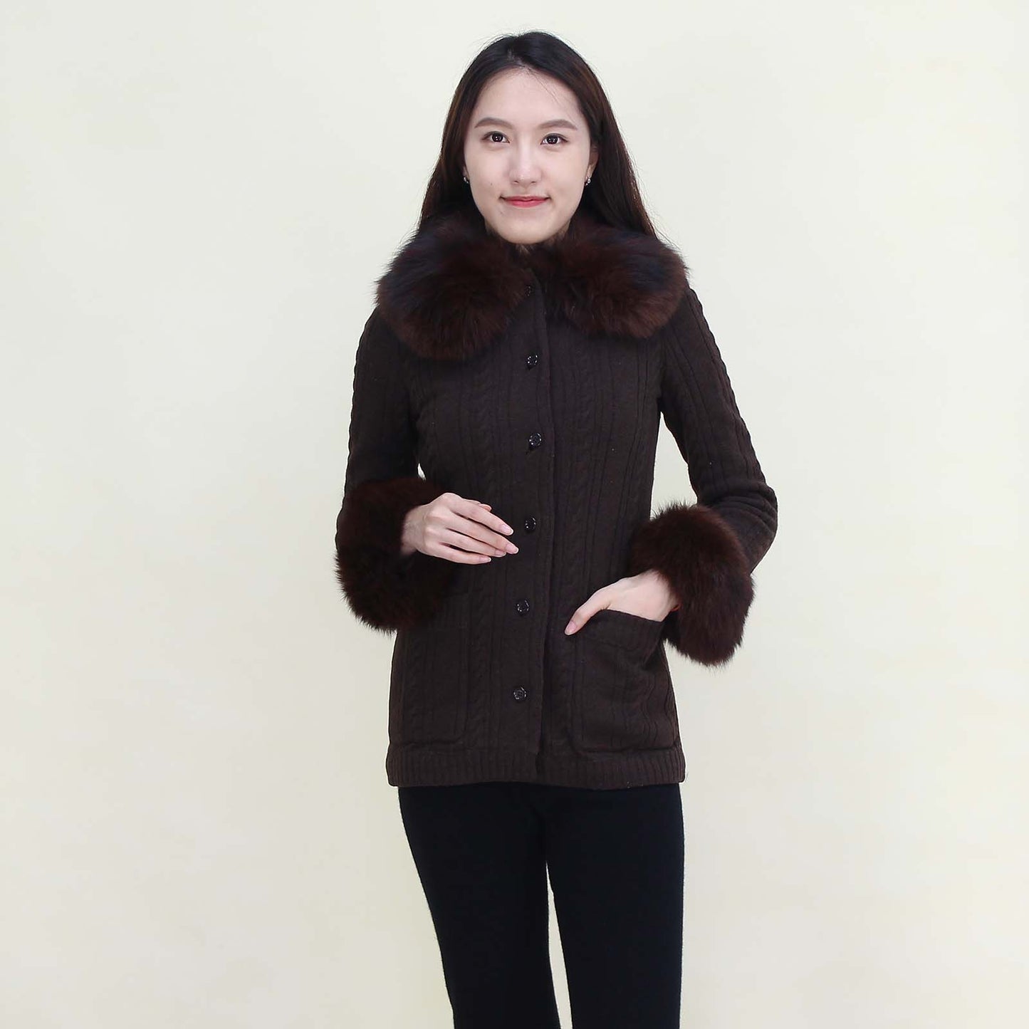 Women's cashmere cardigan