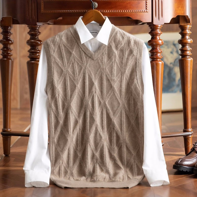 Men's cashmere vest