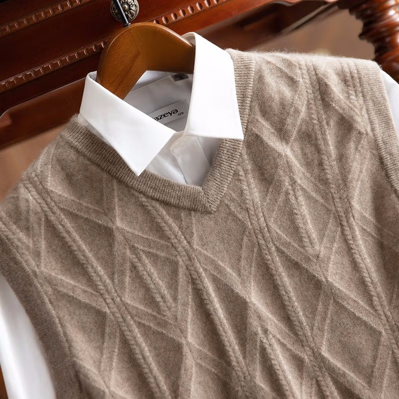 Men's cashmere vest