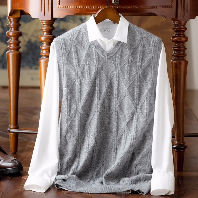 Men's cashmere vest
