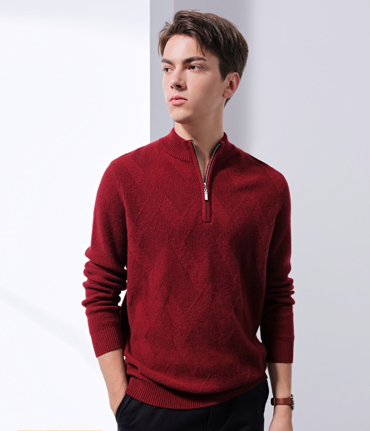 Men's cashmere pullover
