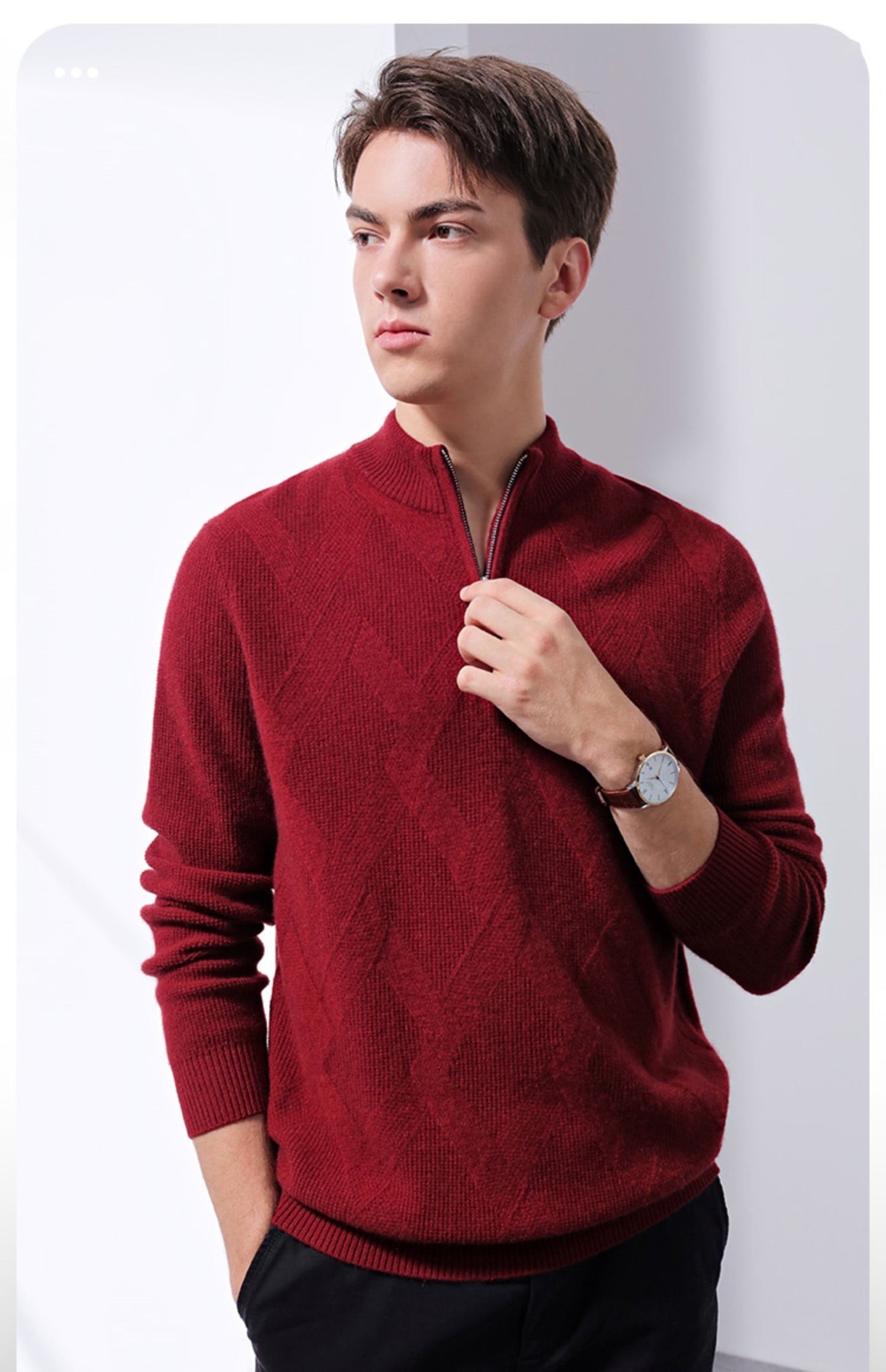 Men's cashmere pullover