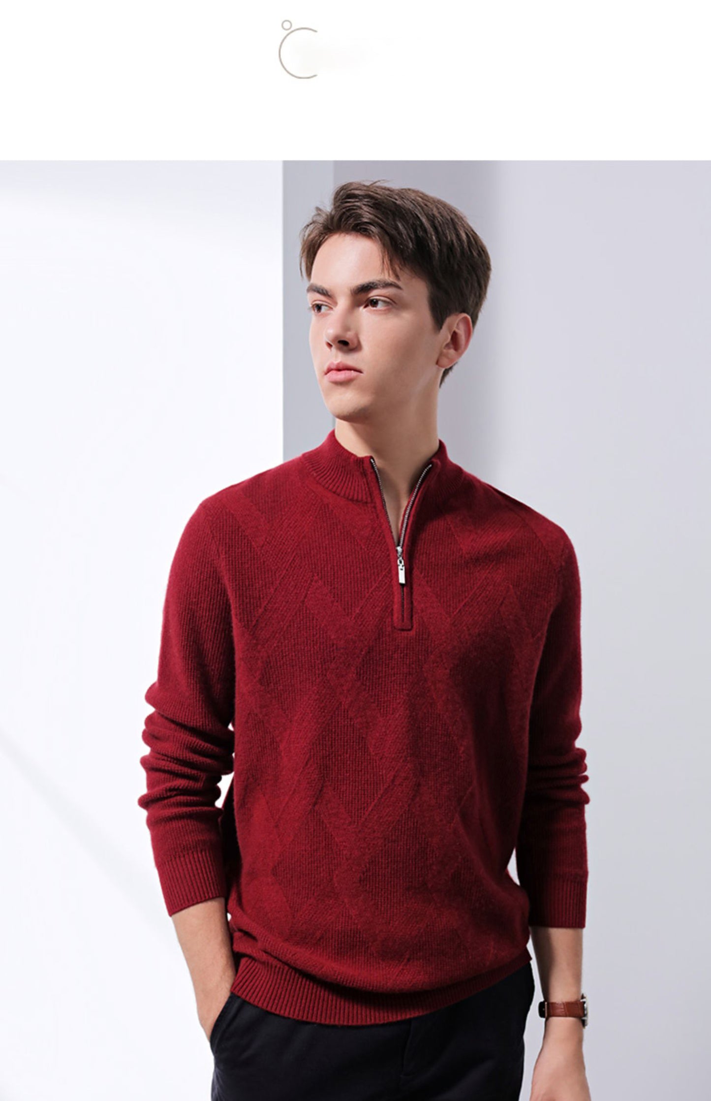 Men's cashmere pullover