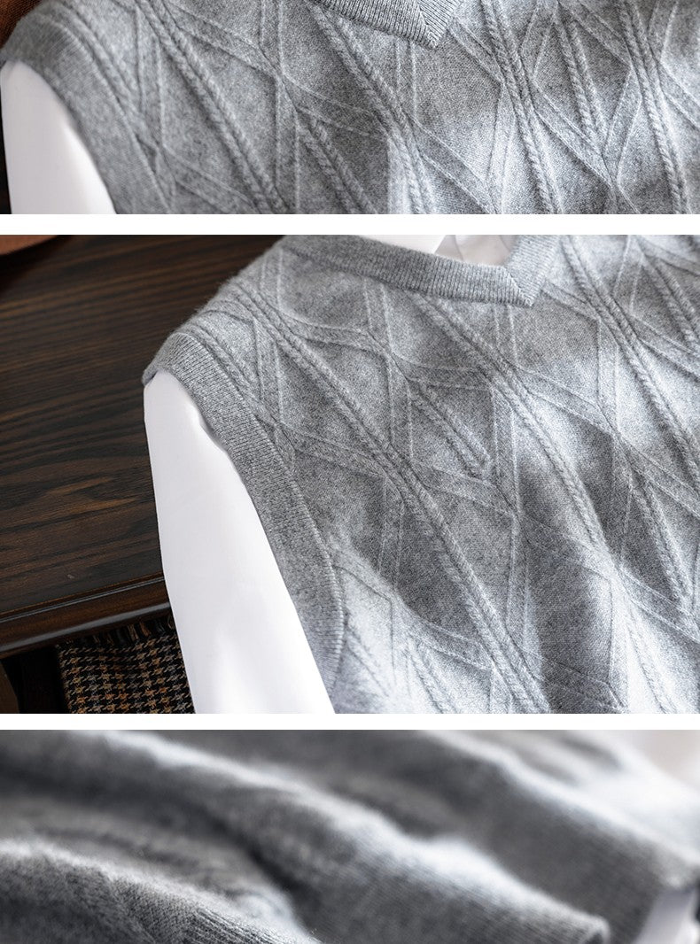 Men's cashmere vest