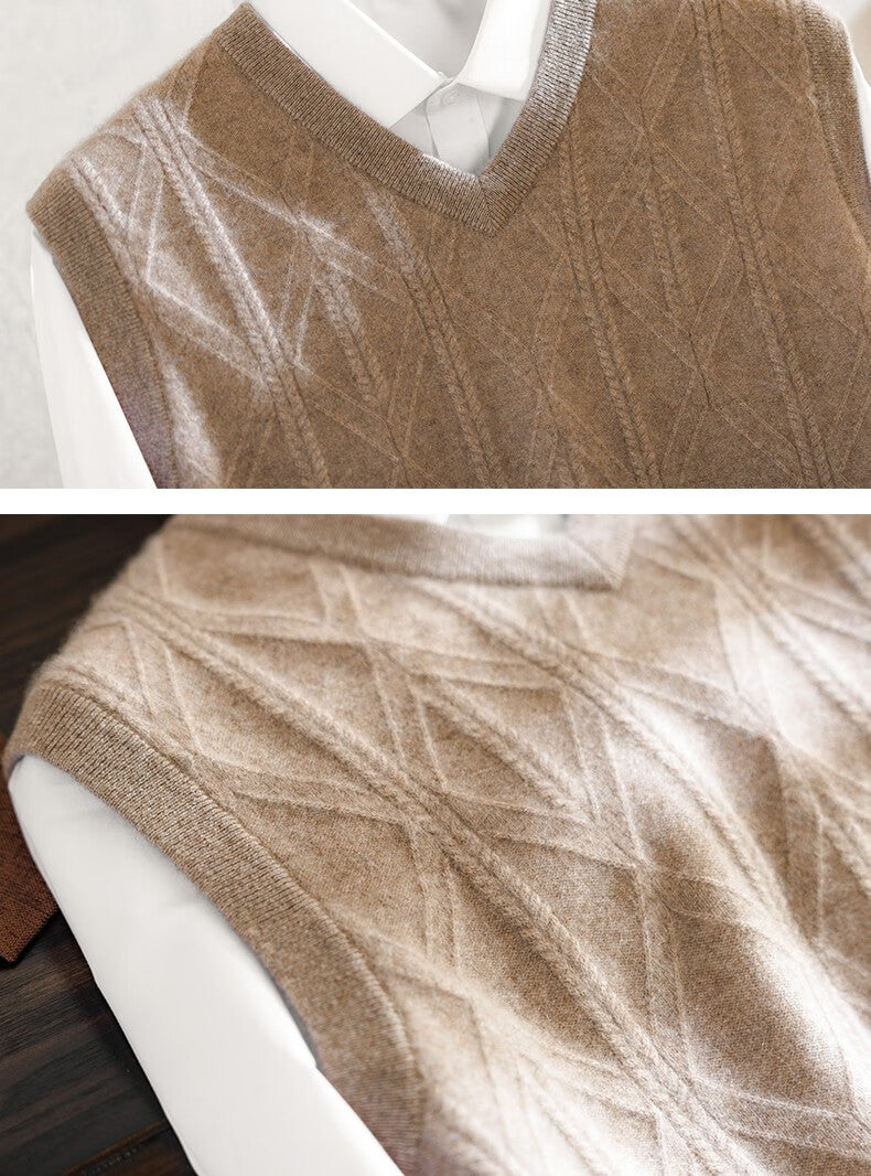 Men's cashmere vest