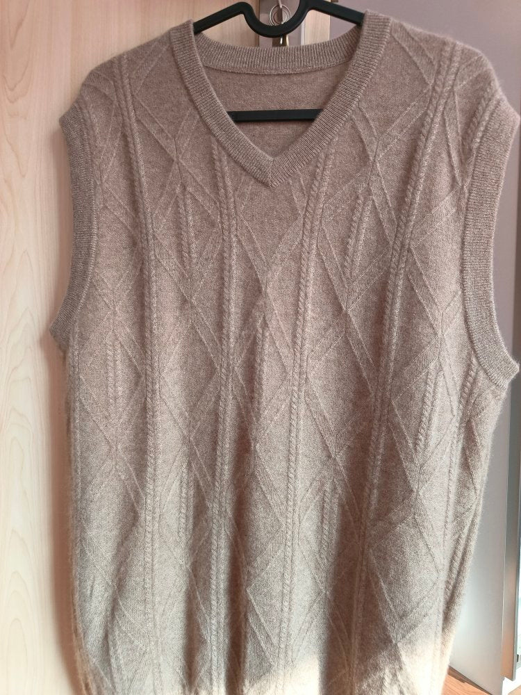 Men's cashmere vest