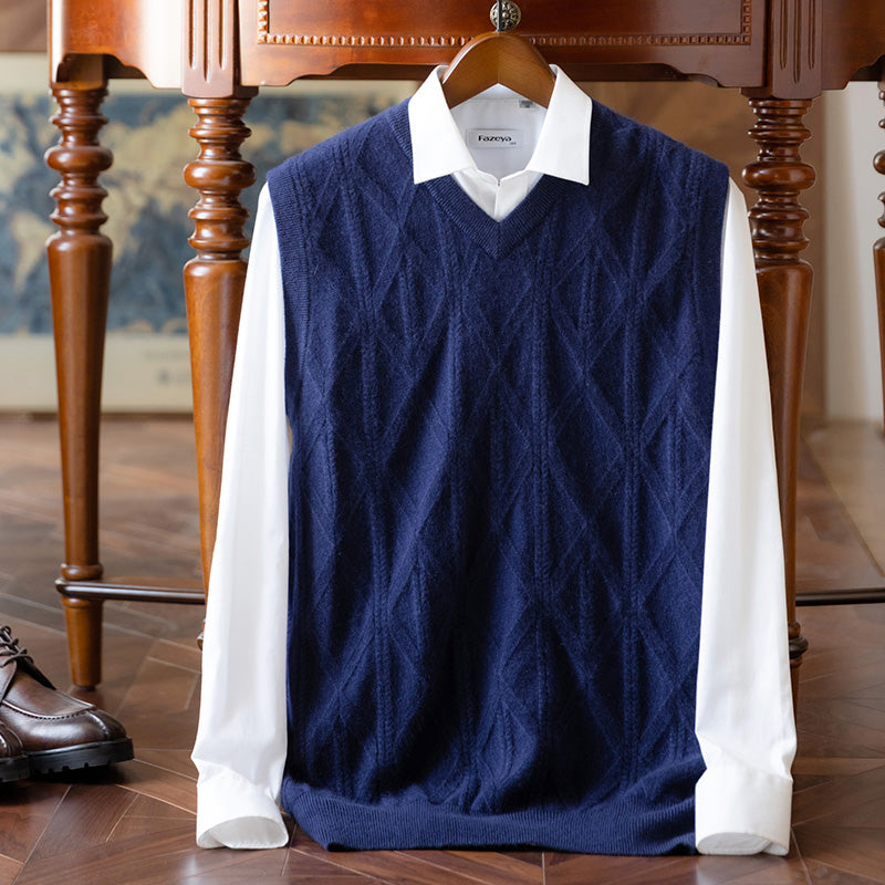 Men's cashmere vest